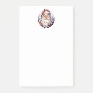 Post-it® Le Père Noël rétro dans un Noël Casquette rouge