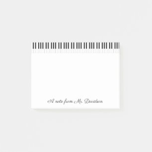 Post-it® Le piano personnalisé verrouille des instruments