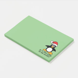 Post-it® Le pingouin drôle de Noël est lui trop en retard