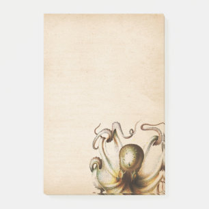 Post-it® Le poulpe en bronze a vieilli le voyage de