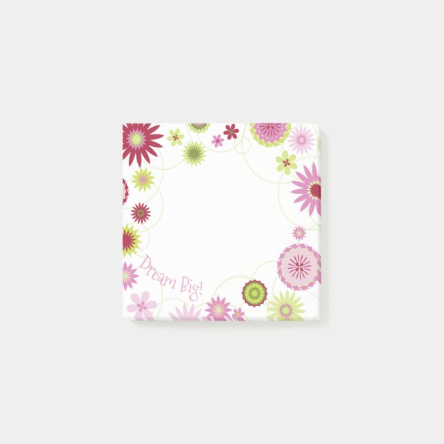 Post-it® Le rêve personnalisé grand rose (Devant)