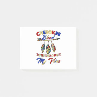 Post-it® Le Sang Cherokee Traverse Mes Veines Cadeau