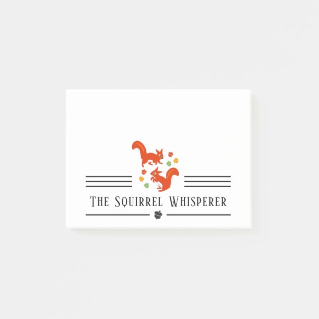 Post-it® Le Squirrel Whisperer (Devant)