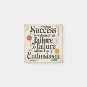 Post-it® Le succès consiste à aller d'échec en échec