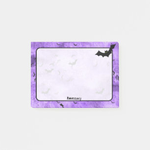 Post-it® Le troupeau de chauves-souris d'Halloween Votre no