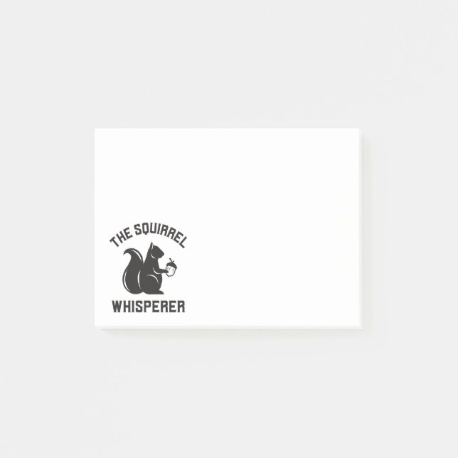 Post-it® Le Whisperer d'écureuil | Écureuil (Devant)