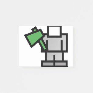 Post-it® Le x de bataille en vert