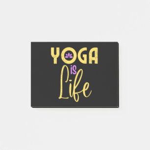 Post-it® Le yoga est la vie Le yoga Méditerranée