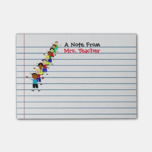 Post-it® L'école mignonne badine les post-its personnalisés