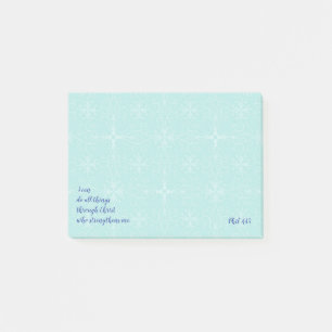 Post-it® L'écriture sainte inspirée de bible cite le 4h13