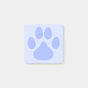 Post-it® Léger bleu mou animal Pawprint 3x3 Post-it Notes