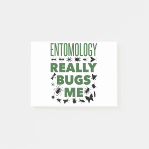Post-it® L'Entomologie me bogue vraiment Entomologiste drôl