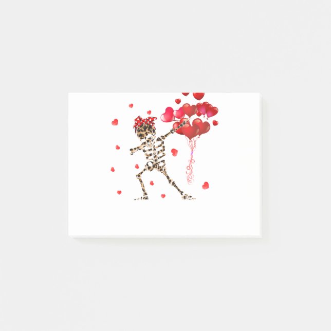 Post-it® Léopard Dabbing Skeleton X Ray Doctor Nurse Valent (Devant)