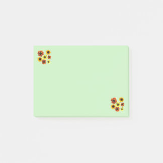 Post-it® Les abeilles de miel sur les tournesols Post It No