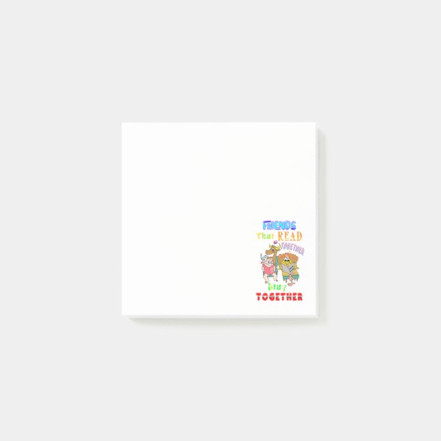 Post-it® Les amis qui lisent ensemble restent ensemble (Devant)