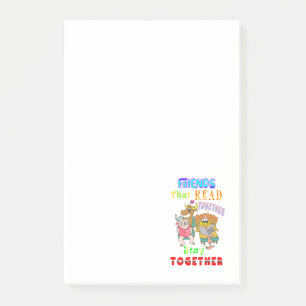 Post-it® Les amis qui lisent ensemble restent ensemble