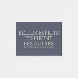 Post-it® Les beaux esprits inspirent d'autres - lumière