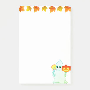 Post-it® Les choses à faire & fantôme, Citrouille & bougie