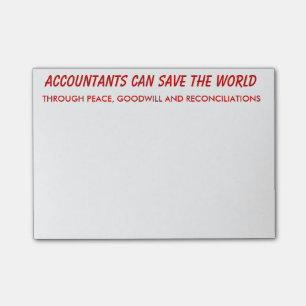 Post-it® Les comptables peuvent sauver les notes de