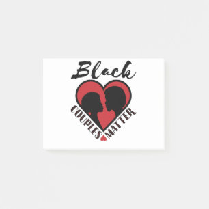 Post-it® Les couples noirs font de l'amour afro-américain