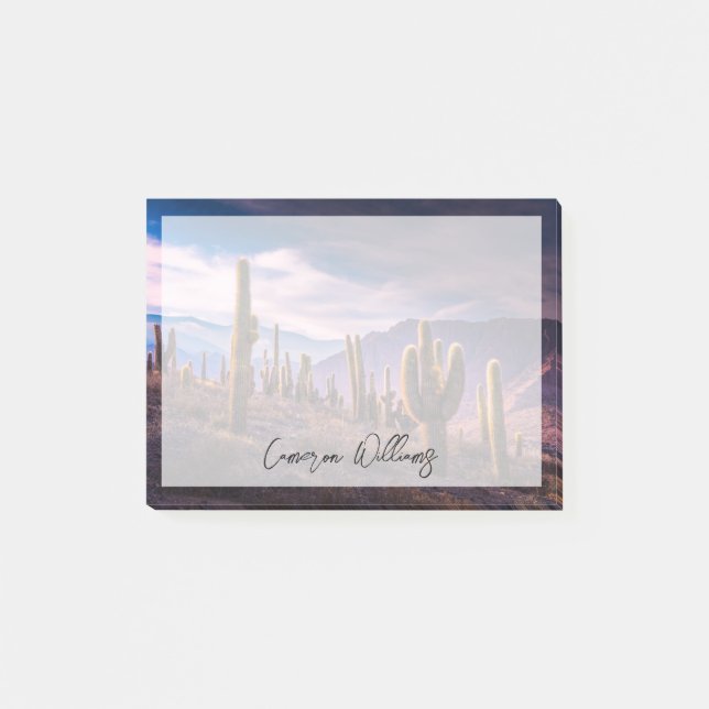 Post-it® Les déserts | Cactus Paysage Argentine (Devant)