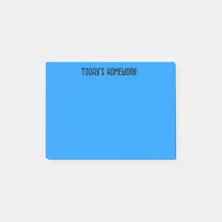 Post-it® Les devoirs d'aujourd'hui | Bleu clair