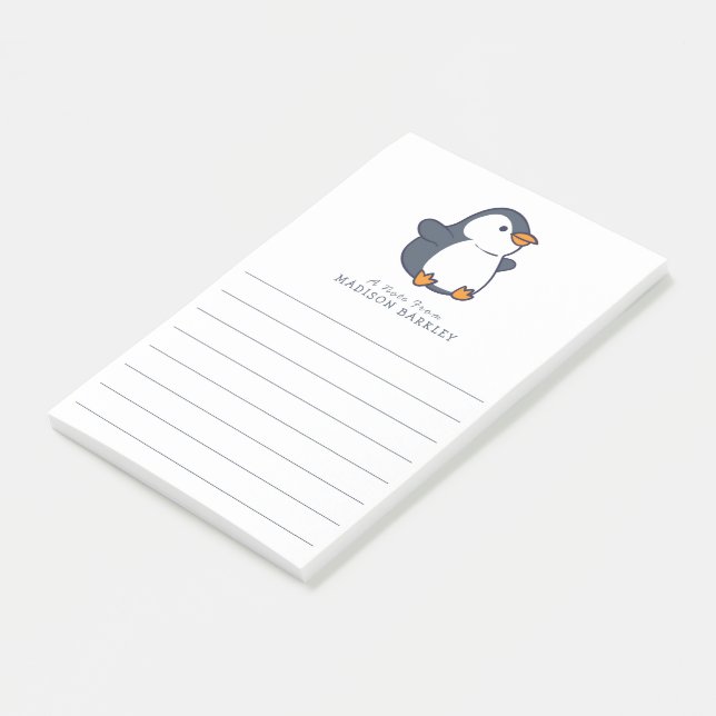 Post-it® Les enfants pingouins adorables (Incliné)