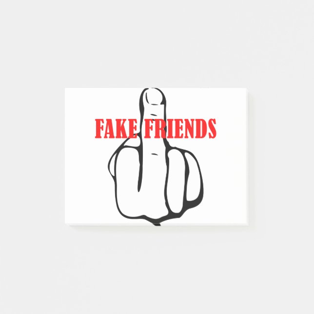 Post-it® Les faux amis de Middle Finger (Devant)