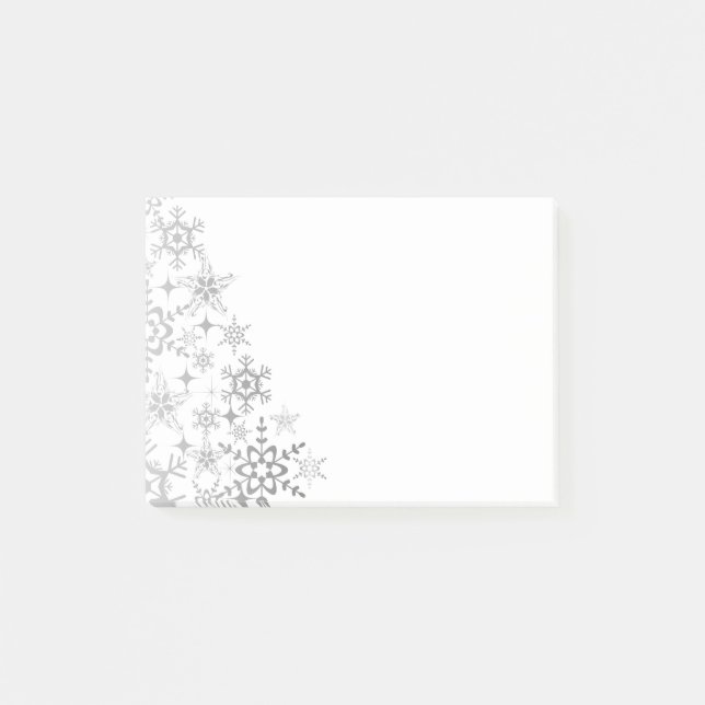 Post-it® Les flocons de neige post-Notes (Devant)