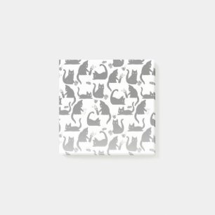 Post-it® Les mauvais chats frappent des trucs sur
