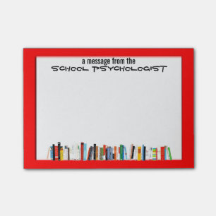 Post-it® Les notes collantes du psychologue d'école encadr