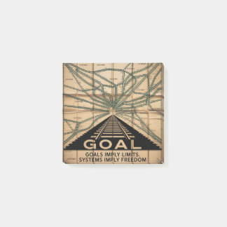 Post-it® Les objectifs impliquent des limites. Les systèmes