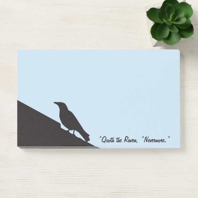 Post-it® Les oiseaux noirs. Le Corbeau (Bureau)