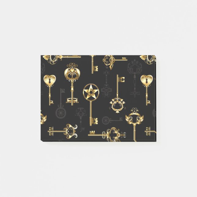 Post-it® Les Patters de Seamless avec Golden Keys (Devant)