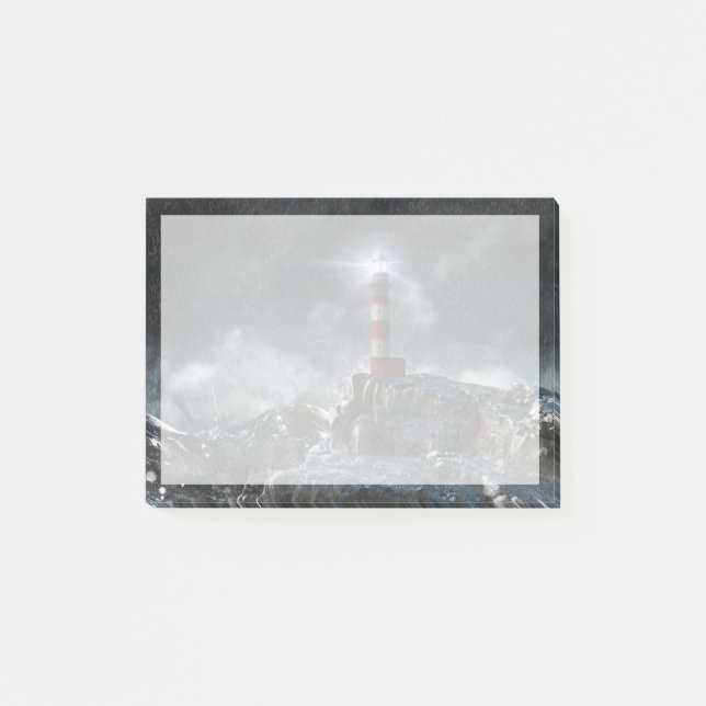 Post-it® Les phares | Phare dans la tempête (Devant)