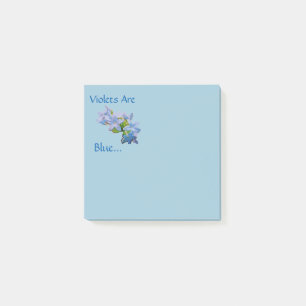 Post-it® Les Violettes Sont Bleues... Notes post-it