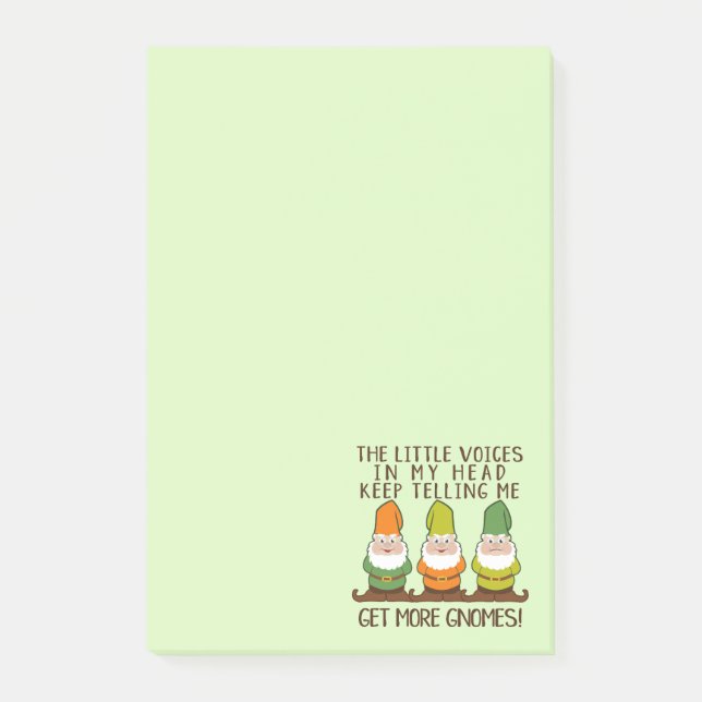 Post-it® Les voix de Littles obtiennent plus de gnomes (Devant)
