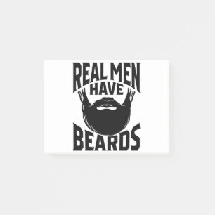 Post-it® Les vrais hommes ont des ours