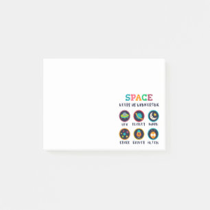Post-it® L'espace nous fait nous poser des questions