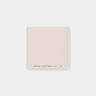 Post-it® L'Éternel Est Mon Rocher   JW
