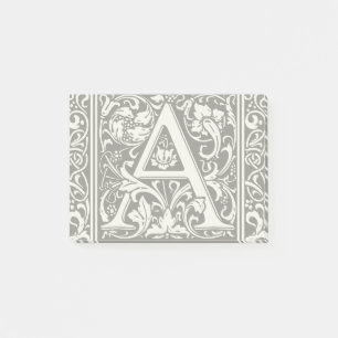 Post-it® Lettre A Monogramme Médiéval Art Nouveau