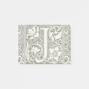 Post-it® Lettre J Monogramme médiéval Art Nouveau