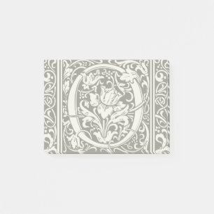 Post-it® Lettre O Monogramme Médiéval Art Nouveau
