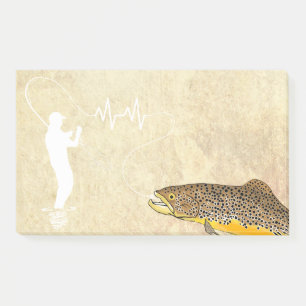 Post-it® leurre de pêche Brown de truite