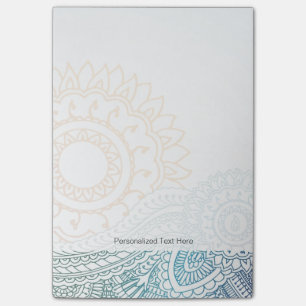 Post-it® Lever de soleil détaillé d'abrégé sur henné