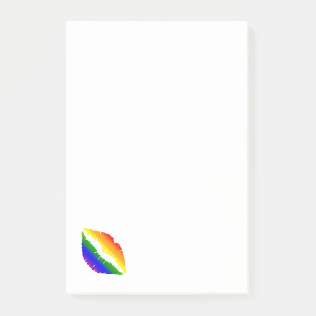 Post-it® Lèvres arc-en-ciel (Devant)