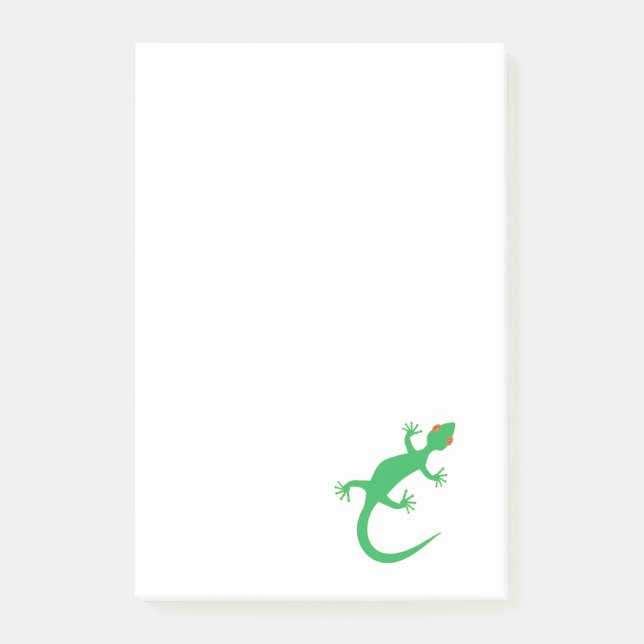 Post-it® Lézard vert clair (Devant)