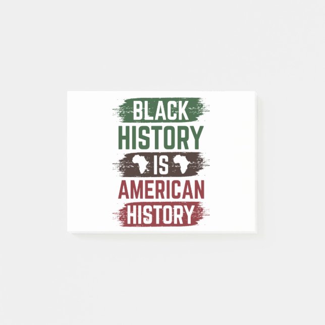 Post-it® L'histoire noire est l'histoire américaine (Devant)