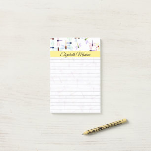 Post-it® libellules colorées personnalisées