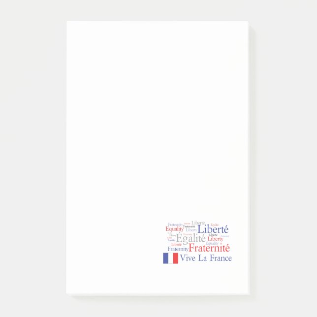 Post-it® Liberté - Egalité - Fraternité : Révolution (Devant)